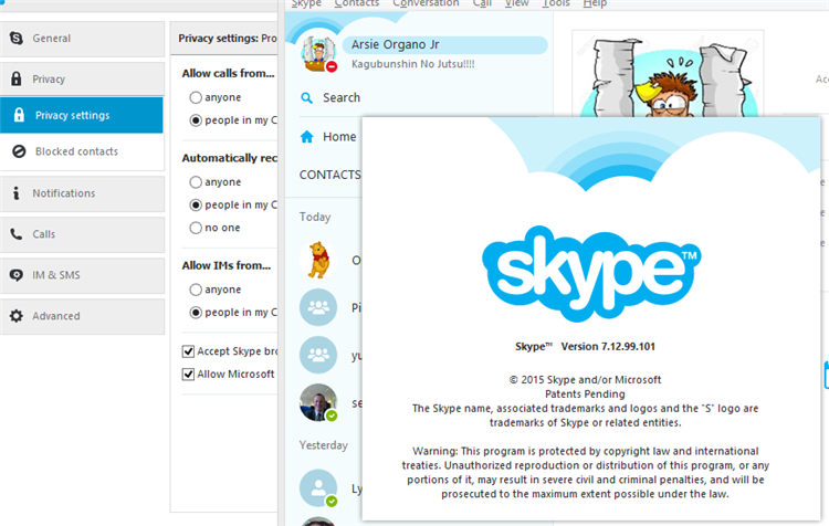 clear chats in skype for mac